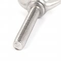 Uxcell Metric M6 1mm Pitch 304 Stainless Steel Butterfly Wing Nut Screw 5pcs