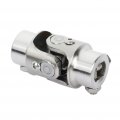 Ocpty Stainless Steel Single Steering Shaft Chrome Universal U Joints 3 4 Dd X