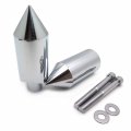 Httmt- Aluminum Chrome Frame Slider Crash Protector Compatible With 2004 2005 Suzuki Gsxr 600 750 P N Mt290-007