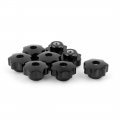 A M8x40mm Dia Female Thread Star Clamping Knob Nuts Grip Handle 8pcs 