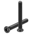 20pcs 5 16-18x2-1 4 Furniture Bolt Round Head Hex Socket Cap Screws Bolts Carbon Steel For Bed Tables Chairs 