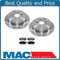 Lexus 10-15 Rx350 Rx450h Rear Brake Rotors Ceramic Pads 3pc 
