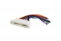 Scosche Gm07b For 2000-05 Gm Ribbon Style Connector Wire Harness Aftermarket Stereo Installation With Color Coded Wires 