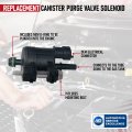 Vapor Canister Purge Valve Solenoid Replaces 12610560 911-082 12661763a Compatible With Chevy Buick Gmc Cadillac Saturn