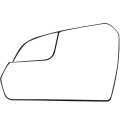 Heated Driver Side Mirror Glass For 2015 And Newer Hyundai Sonata Chrome Flat Replacement Rm29756 12p 