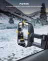 Ocpty Towing Mirrors Power No Heated Left Driver Right Passenger Side Tow Fit For 1997-2003 F150 Standard Extended Cab Not 4