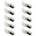 Usonline911 10pcs 1156 P21w 12v Light Bulb Car Brake Stop Signal Turn Reverse Tail Lamp Ba15s 1073 1095 1141 1156a 1156na