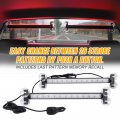 Xridonsen 2 In 1 Red Emergency Strobe Traffic Advisor Light Bar 144 Led Warning Safety Interior Dash Windshield Lights Deck