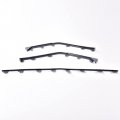 G-plus Front Bumper Molding Trim Kit Compatible With Cadillac Cts V Model 2009-2015 Gray-3 Pieces 25882978 Gm1044116