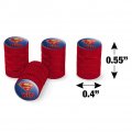 Superman Super Kid Shield Logo Tire Rim Wheel Aluminum Valve Stem Caps