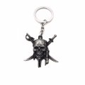 Httmt Kc-005- Black Pirates Sword Keychain Key Ring Unisex 