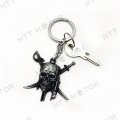 Httmt Kc-005- Black Pirates Sword Keychain Key Ring Unisex