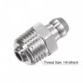 Uxcell 201 Stainless Steel Straight Grease Fitting 1 8-28inch Thread Hydraulic Accessories 10pcs