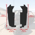 Sautvs Steel Rear Wheel Well Block Offs For Polaris Rzr Pro Xp Black Inner Splash Fender Guard Mudguard Frame 4 2020-2022