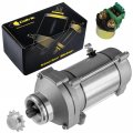 Caltric Starter Motor With Solenoid Relay Compatible Honda Gold Wing Gl1200 Std Aspencade 1984