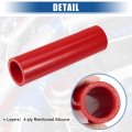 Uxcell 1 25 Id 6 Length 4-ply Reinforced High Temp Straight Coupler Silicone Reducer Hose Red For Car Intercooler Intake Piping