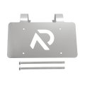 Semi Truck Commercial Deer Guard Stainless License Plate Holder 3 For Freightliner Volvo Kenworth White 