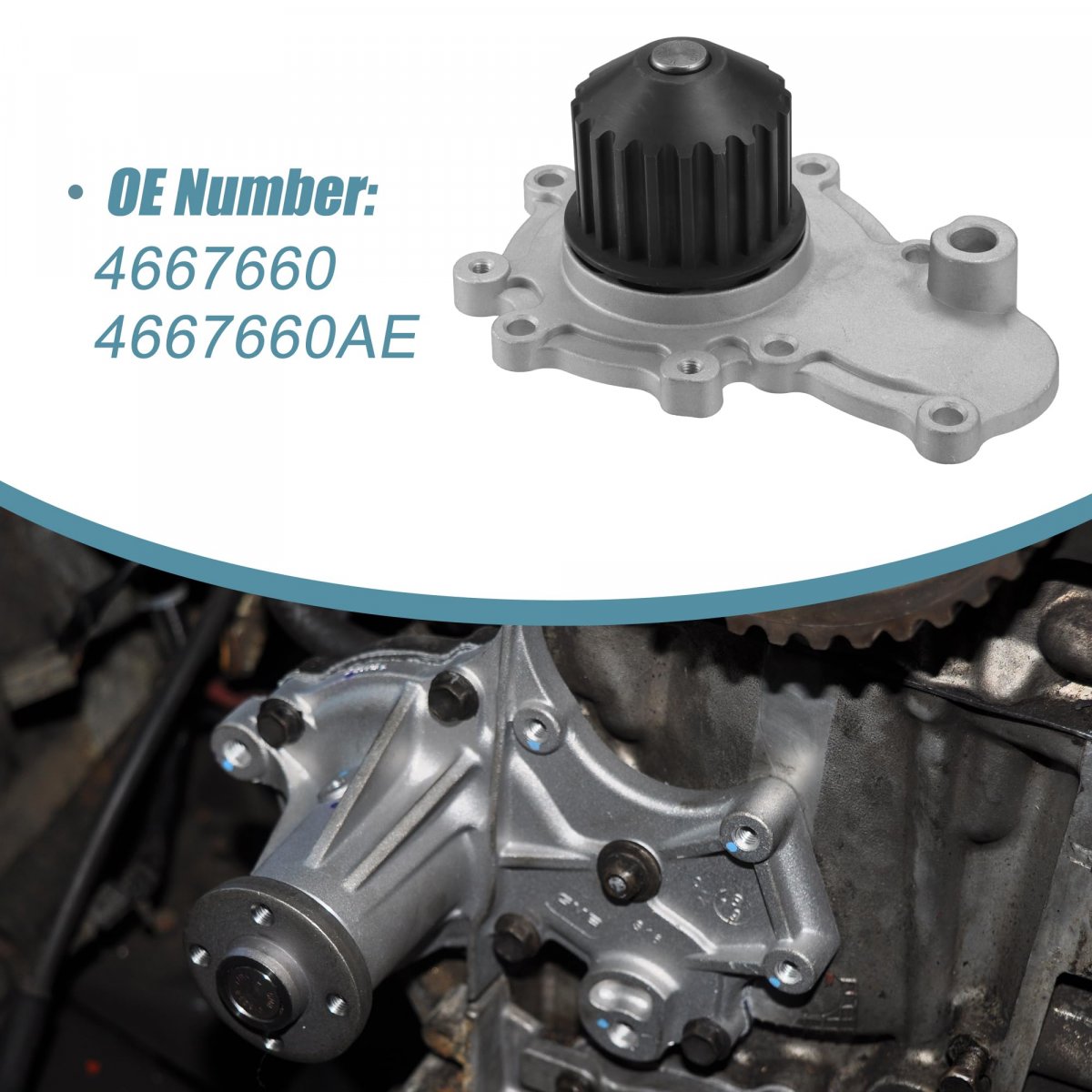 Car Drive Motor Inverter Cooler Water Pump Electric Auxiliary Coolant No 4667660ae For Dodge Neon 1995-2005 Stratus 1995-2000