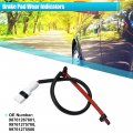 X Autohaux 4pcs 98761267601 99761275700 99761275500 Front Rear Brake Pad Electronic Wear Sensor For Porsche Cayman 2006-2012