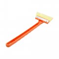 Uxcell Ice Scraper Silicone 13in Length Snow Remover For Cars Windshield Window Frost Removal Brush Tool No Scratch Car Truck