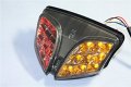Httmt Mt200-sk Smoke Led Tail Brake Light With Integrated Turn Signals Indicators Compatible Suzuk 2008-2013 Gsxr 600 750 1000