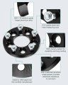 Aintier 15mmx100 To 5x114 3 Wheel Spacers Adapters Lug Centric 5 12x1 5 67 1mm Compatible With For Cobalt 2005-2007 Pt Cruiser