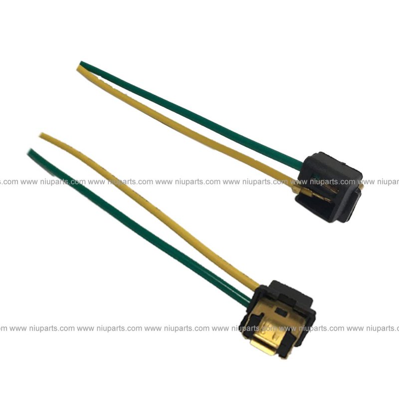 10pcs 2 Wire Pin Female Universal Harness For H1 Bulb Connector Pigtail Plug