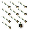 10pcs 2 Wire Pin Female Universal Harness For H1 Bulb Connector Pigtail Plug 