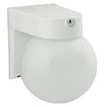 12 Watt Led Security Globe Fixture With Photocell Sensor 4000k Cool White 120 Volt Finish Amax Lighting Led-slr12wh 
