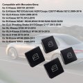 Secosautoparts 4pcs Window Switch Button Cap A2049055402 A 204 905 5402 Compatible With Mercedes Benz E-class E200 E220 E250