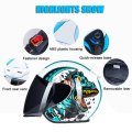Low Profile Motorcycle Helmet Retro Half Face Four Seasons Open Dot Approved Adults Men Women 3 4 Vespa Scooter Atv Moped