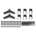 Trailer Leaf Spring Hanger Kit For Double Eye Springs 3 5k -5 2k Axles Tandem Axle Suspension Shackle Hanger Equalizer And