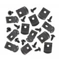 G-plus 1 Tall Rocker Molding Clips And Screw Set 12 Pieces Compatible With Gm Models Chevy 1962 1963 1964 1965 1966 1967 Wide