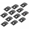 G-plus 1 Tall Rocker Molding Clips And Screw Set 12 Pieces Compatible With Gm Models Chevy 1962 1963 1964 1965 1966 1967 Wide