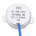Uxcell Electric Motor Synchronous Turntable Synchron 100-127 Vac 50 60hz 4w Cw 2-2 4rpm