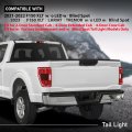 Led Tail Light Rear Brake Lamp Left For Ford F150 Xlt 2021 2023 With Blind Spot Fits Factory Incandescent Model Red Lens Driver