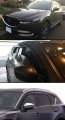 Jdm Premium Low Profile Smoke Tinted Window Visor Rain Guard Deflector Compatible With 2017-2023 Mazda Cx5 Cx-5