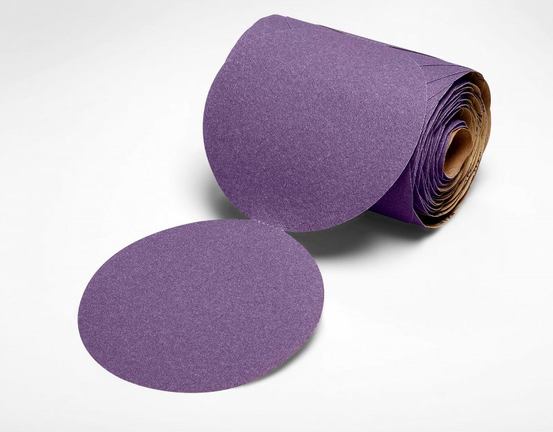 Cubitron Ii Stikit Film Disc Roll 775l 5 In X Nh 320 Grit 3mil Die 500x Precision Shaped Ceramic Abrasive Discs For Stock
