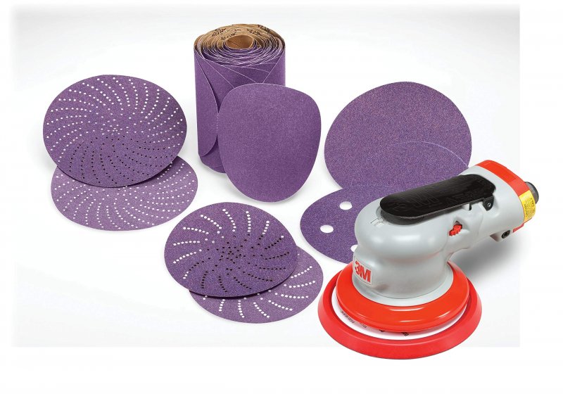 Cubitron Ii Stikit Film Disc Roll 775l 5 In X Nh 320 Grit 3mil Die 500x Precision Shaped Ceramic Abrasive Discs For Stock