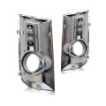 Fog Light Bezel Pair For Gmc Terrain 2010 2011 2012 2013 2014 2015 Front Driver And Passenger Side Chrome Replacement Gm1038123 