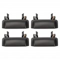 4 Pack Exterior Left Right Door Handle Fits Ford Explorer 1998-2003 Sport Trac 2001-2005 Mercury Mountaineer 1998-2001 Driver 