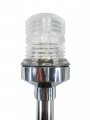24 Long Marine Stern Light Stainless Steel Tubing Ba15d Bulb 12vdc Splashproof