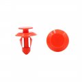 30pcs Red Car Interior Trim Rivet Fasteners 8mm Diameter Hole Universal 