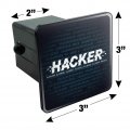 Hacker Binary Code Geek Nerd Tow Trailer Hitch Cover Plug Insert