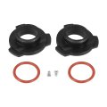 2pcs 9005 Hb3 Led Headlight Adapter Base Bulb Sockets Retainer Holder Universal For Car Black
