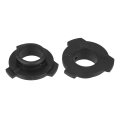 2pcs 9005 Hb3 Led Headlight Adapter Base Bulb Sockets Retainer Holder Universal For Car Black