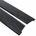 Kuafu Side Skirts Compatible With 2015-2020 Bmw F82 F83 M4 Extension Rocker Panel Guard Abs Plastic Black
