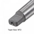 Uxcell 20mm High-speed Steel Twist Bit Extra Long Drill With Mt2 Morse Taper Shank 240mm Overall Length