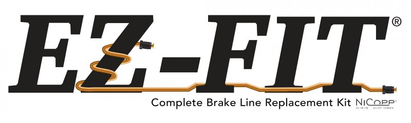 Nicopp Brake Line Replacement Kit For Dodge Ram 1500 2000-2001 Ext Cab 96 In Bed Rwd 4 Wheel Abs Rust Resistant Pre Flared