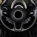 Tenwind For Mercedes Benz Smart 453 Fortwo Forfour 2016-2021 Carbon Fiber Car Steering Wheel Decoration Frame Stickers